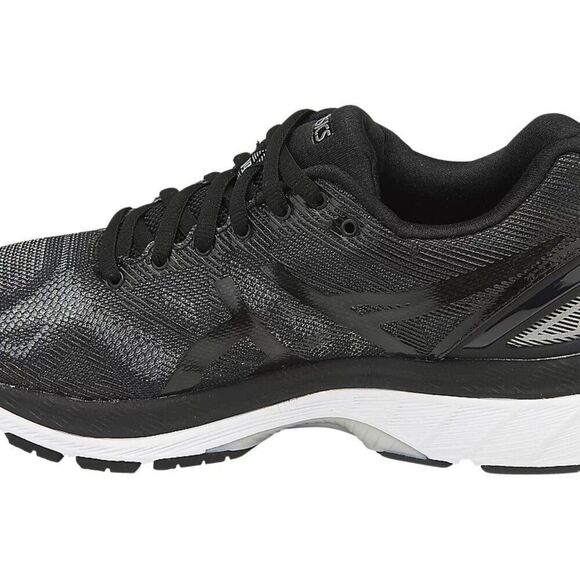 NEW ASICS Gel Nimbus 19 Black Onyx Silver Womens 7 US Medium 38 EUR T750N - Picture 2 of 10